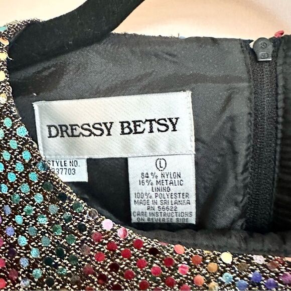 Vintage 1980’s Dressy Betsy sequin top - Picture 3 of 4